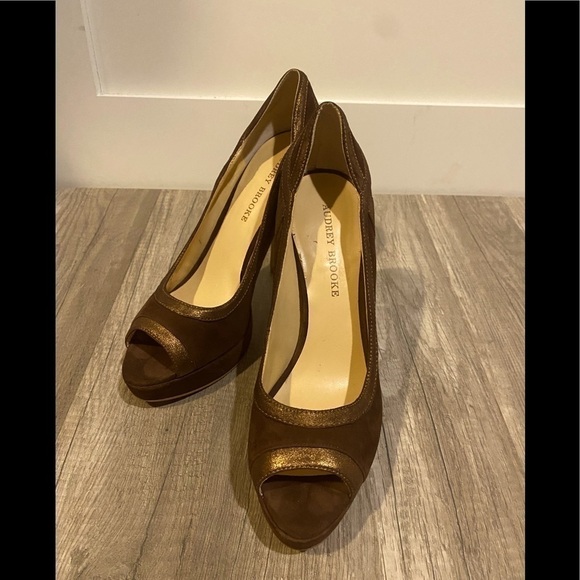 AUDREY Brooke Sz8.5 Multi SuedeStiletto - Picture 1 of 5